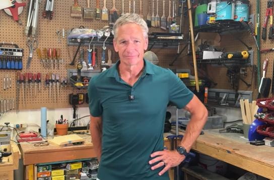 Craftsman working with wood